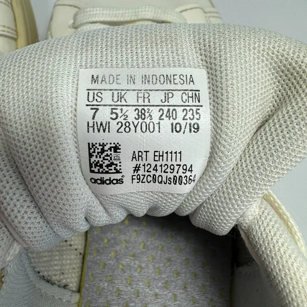 Adidas‎ Shoes GRAND COURT White Leather Sneakers Women's Size 7 Good Condition